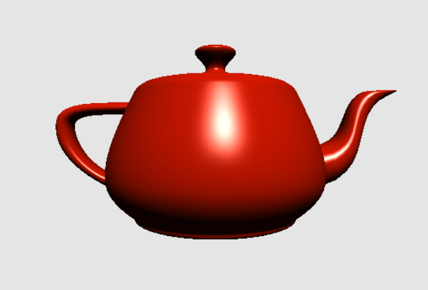 Adding up the contributions of ambient, diffuse, and specular terms produces the final image